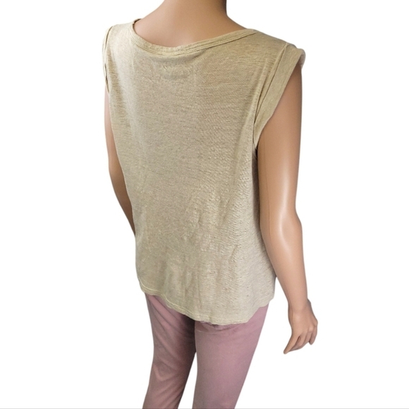 Banana Republic Womens Linen Bohemian Loose Fit Tank Top Size S - Picture 5 of 8